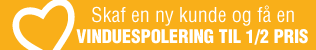 Vinduespolering til halv pris